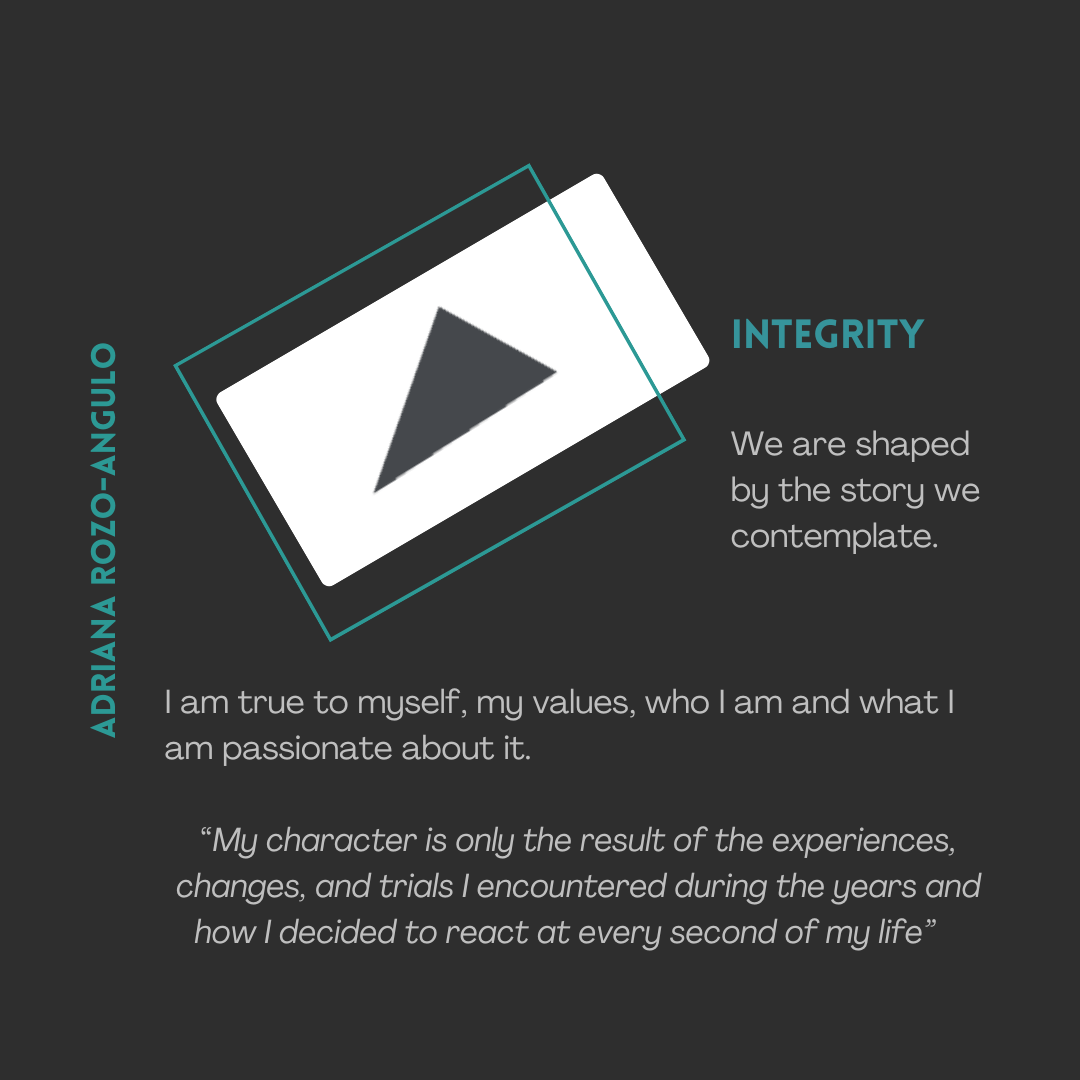 Integrity: being true to values and purpose